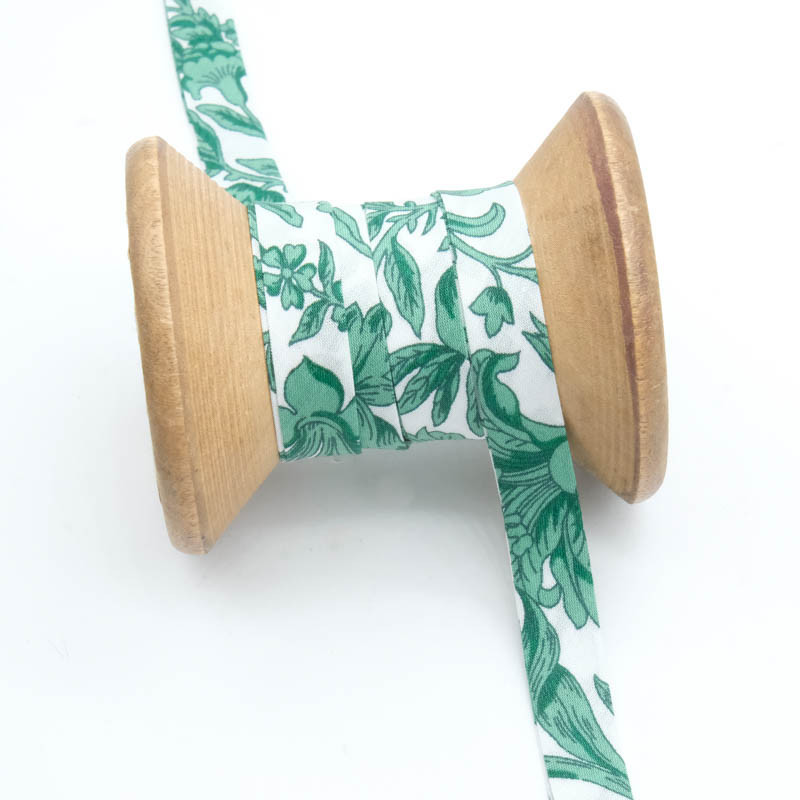 Liberty Fabrics Sambourne Green Bias Tape - Maison Klem